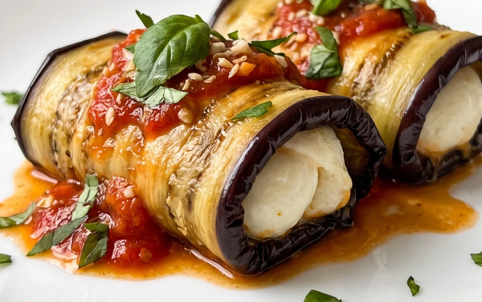 Involtini di melanzane e mozzarella, Ricetta facile e saporita (+ varianti)