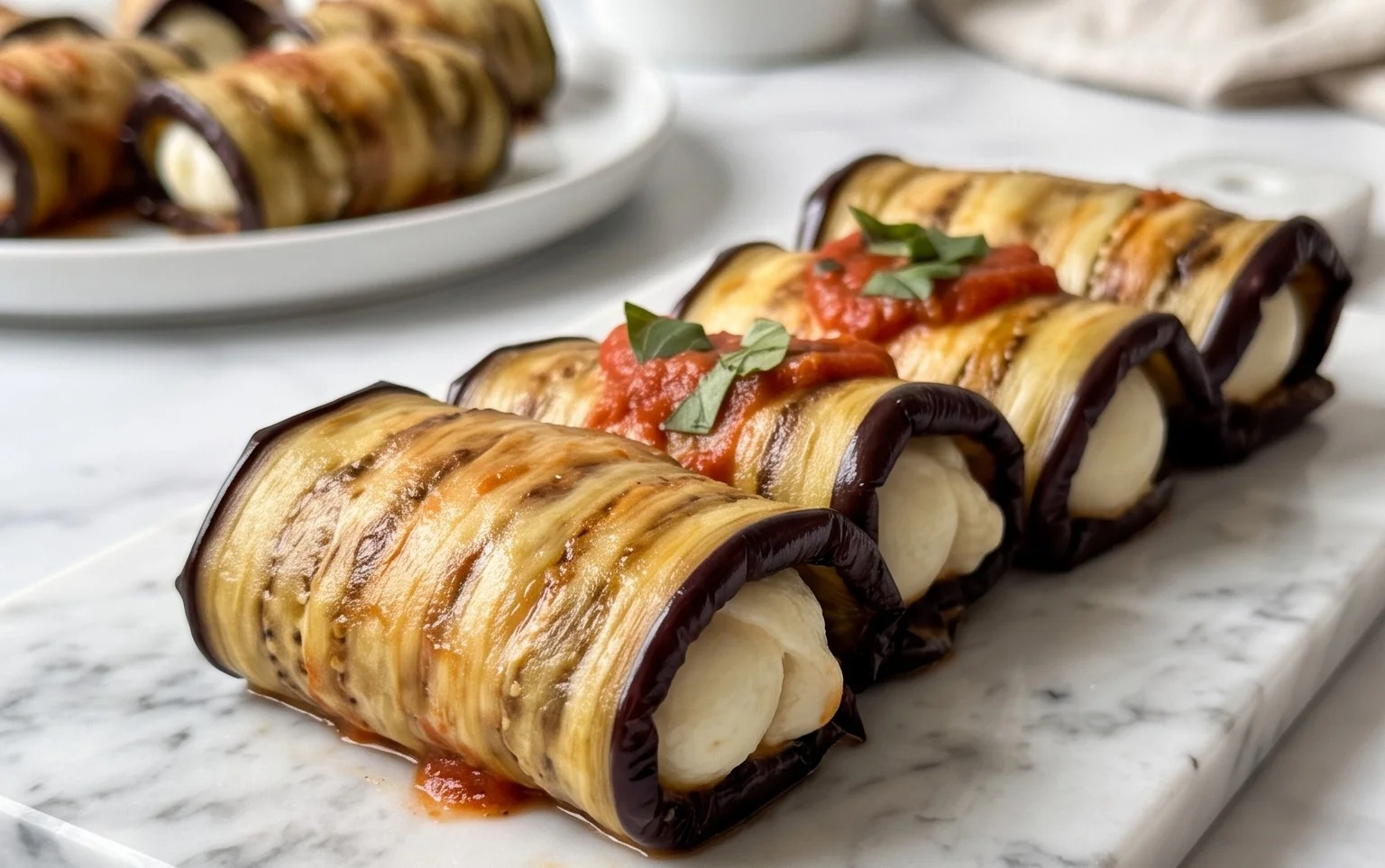Involtini Melanzane Mozzarella: Recette Facile & Savoureuse